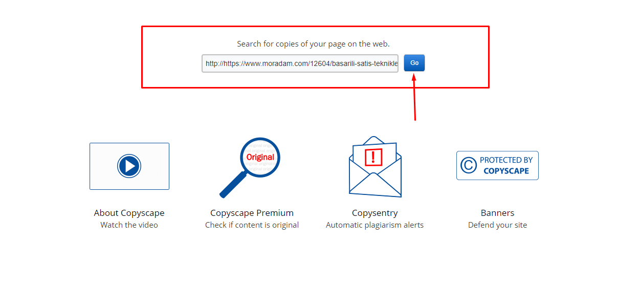 kopya içerik kontrolü 