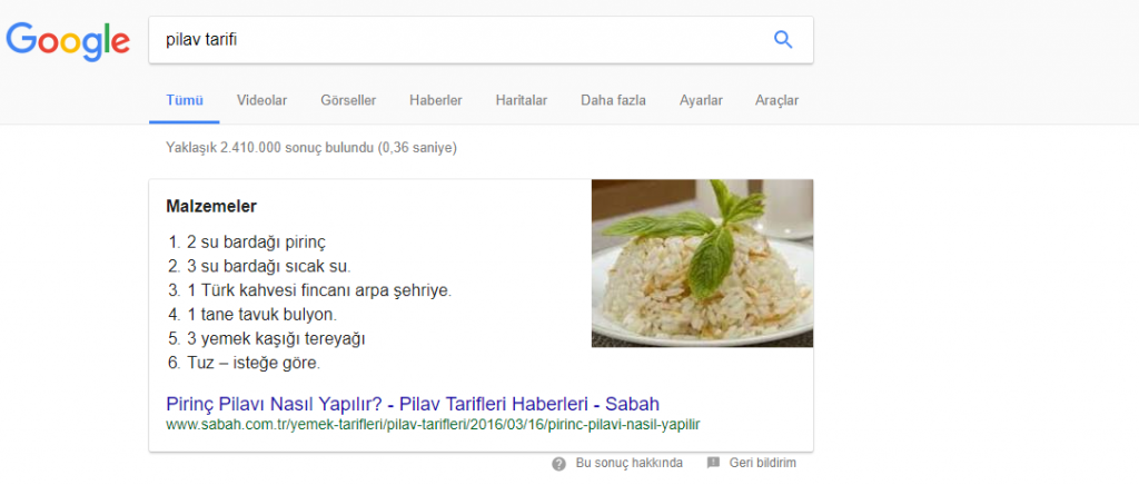 rich snippets