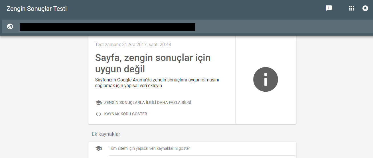 zengin sonuçlar testi