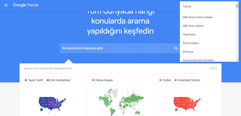 google trends