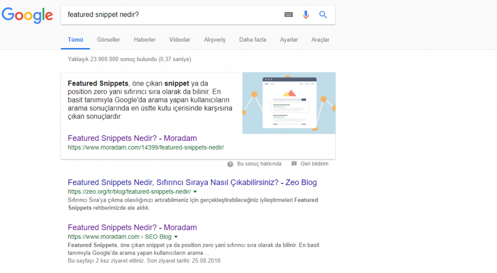 2019 seo featured snippets