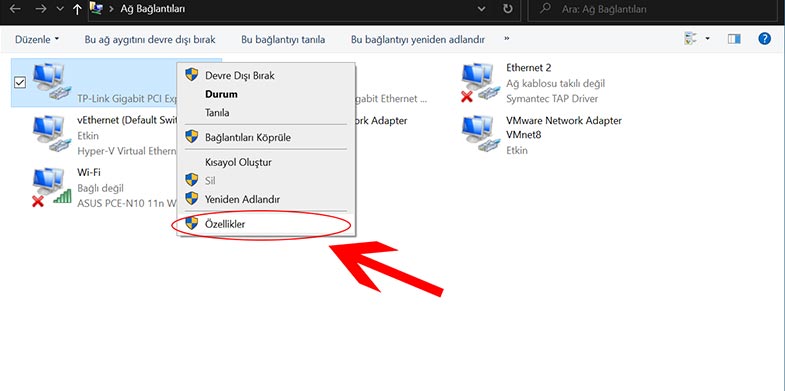 İnternet Birleştirme Windows’da Nasıl Yapılır ?